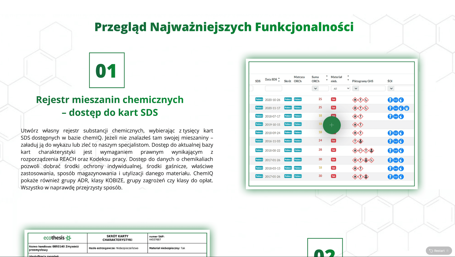 Chemiq.pl - oprogramowanie chemiczne do zarządzania mieszaninami i substancjami - 4